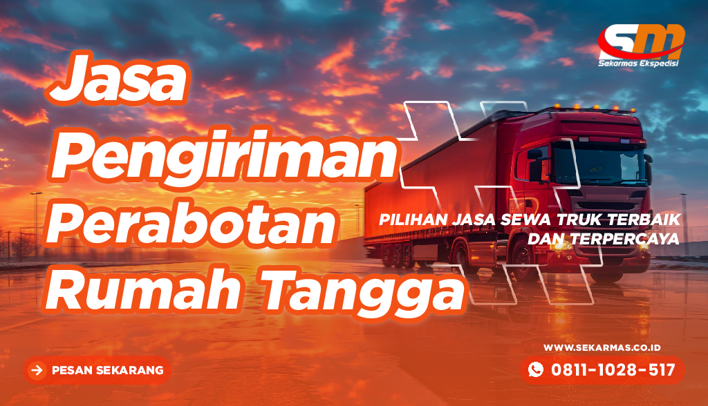 Jasa Pengiriman Perabotan Rumah Tangga